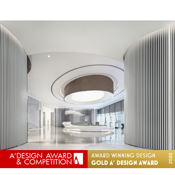 Neijiang Cuican Yuefu Sales Office by Hui Ouyang Golden Interior Space and Exhibition Design Award Winner 2020 