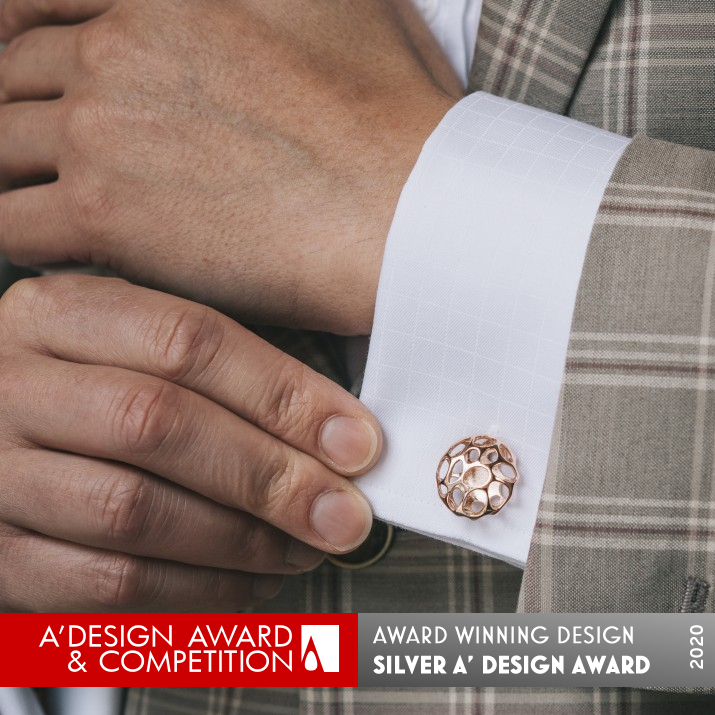 Coral Cufflinks by Andrea Ragazzo Silver Jewelry Design Award Winner 2020 