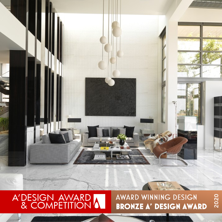 Private Penthouse Residential by Fouad Naayem Bronze Interior Space and Exhibition Design Award Winner 2020 