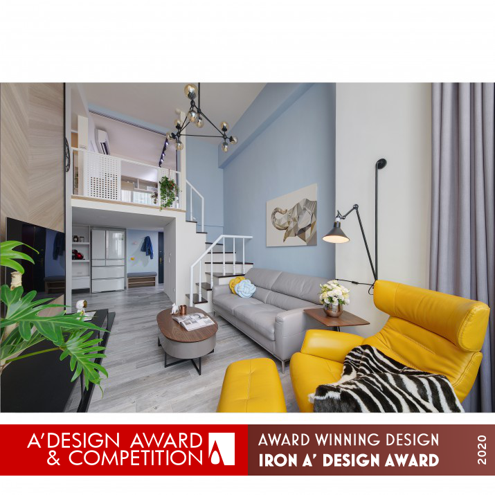 Mezzanine Apartment Interior Design by Yi-Lun Hsu Iron Interior Space and Exhibition Design Award Winner 2020 