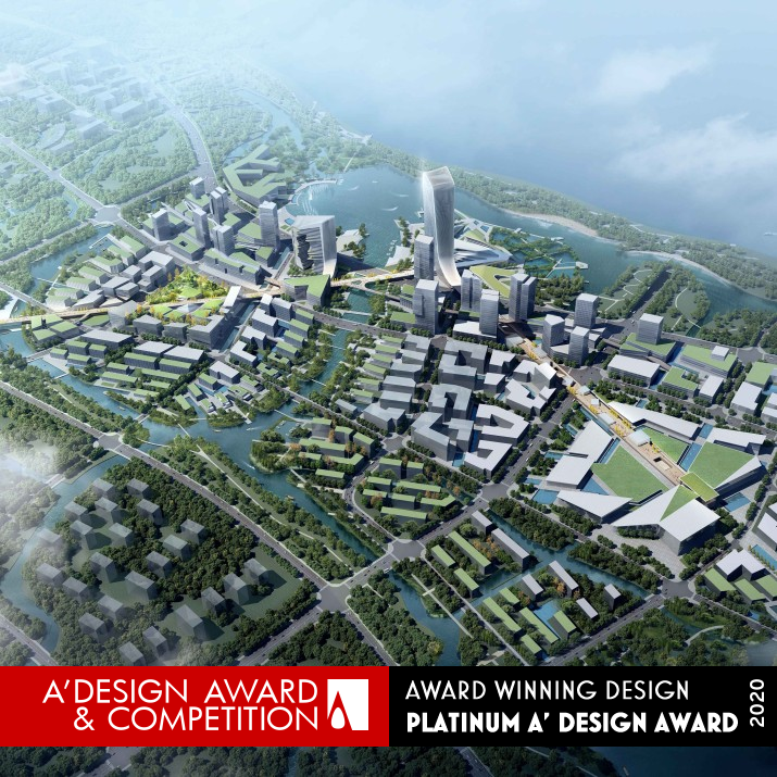 Lougang City CBD of Taihu Lake CBD for Taihu by gad Platinum Urban Planning and Urban Design Award Winner 2020 