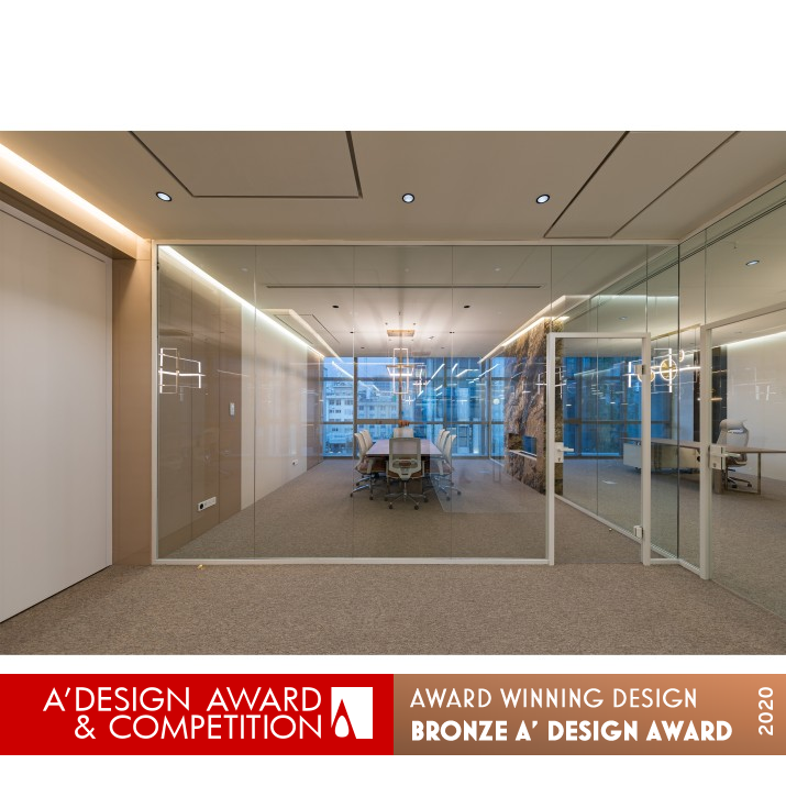 The Reflection of Light Office by Panteha Asgharzade Bronze Interior Space and Exhibition Design Award Winner 2020 