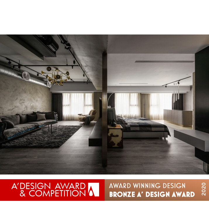 The Name of Sewing Residential Apartment by Hsuan-Ta Chiu Bronze Interior Space and Exhibition Design Award Winner 2020 