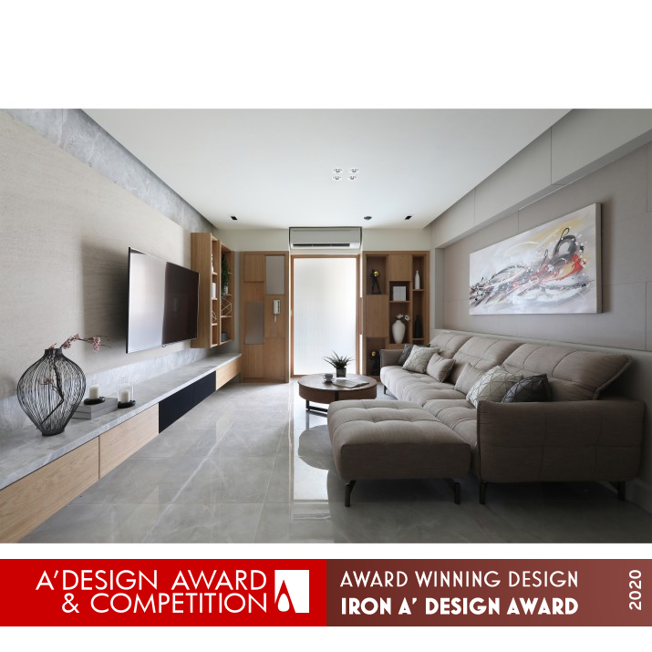 Tranquil Spring Residential Apartment by Wen-Kai Chen Iron Interior Space and Exhibition Design Award Winner 2020 