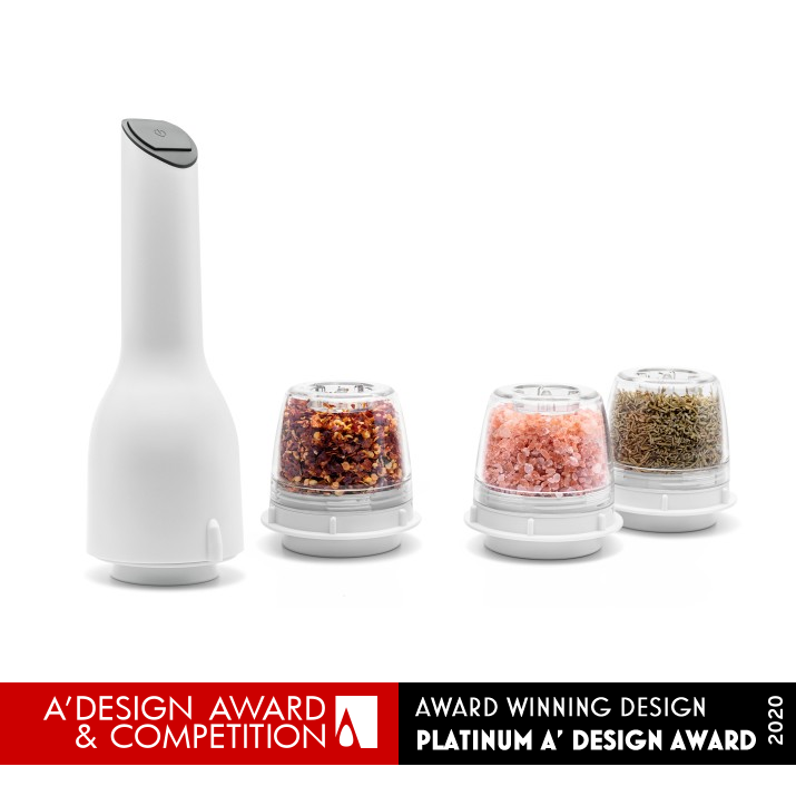 FinaMill Smart Kitchen Mill by Alex Liu Platinum Bakeware, Tableware, Drinkware and Cookware Design Award Winner 2020 