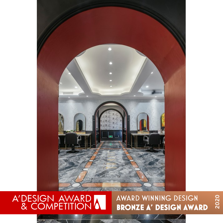 Suzhou Takosa Hair Salon by Jian Guo Bronze Interior Space and Exhibition Design Award Winner 2020 