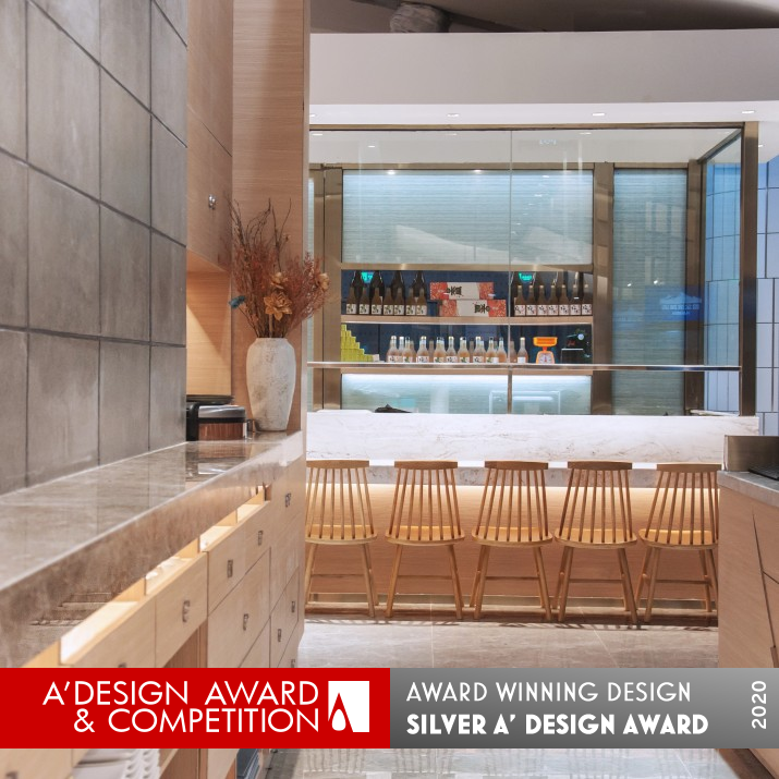 Casa Teppanyaki Restaurant by Minyi Zhang Silver Interior Space and Exhibition Design Award Winner 2020 