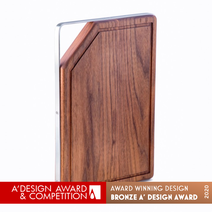 Hazuto Cutting and Serving Board by Tom Chan and Melanie Man Bronze Bakeware, Tableware, Drinkware and Cookware Design Award Winner 2020 