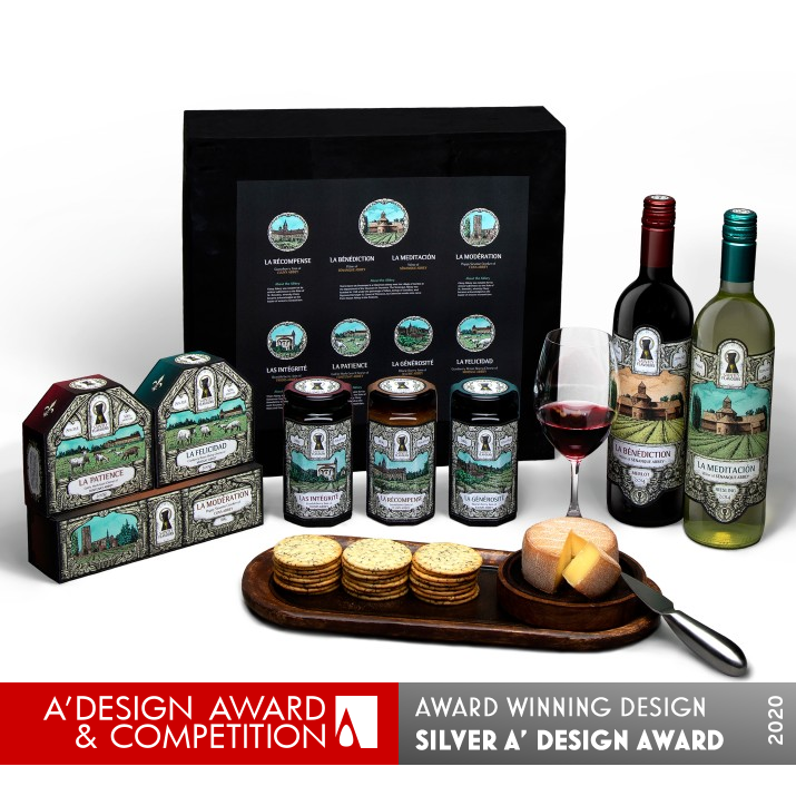 Saintly Flavours Gourmet Food Gift Set by Jeremy Bonggu Kang Silver Packaging Design Award Winner 2020 