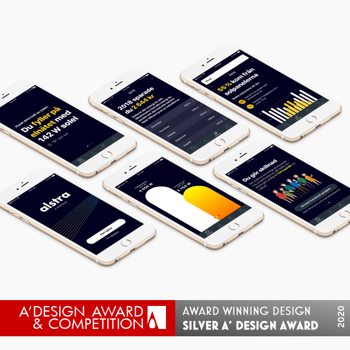 Alstra Solar energy app by Daresay Silver Mobile Technologies, Applications and Software Design Award Winner 2020 