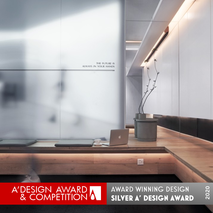 Interesting White Office by Kay Deng Silver Interior Space and Exhibition Design Award Winner 2020 