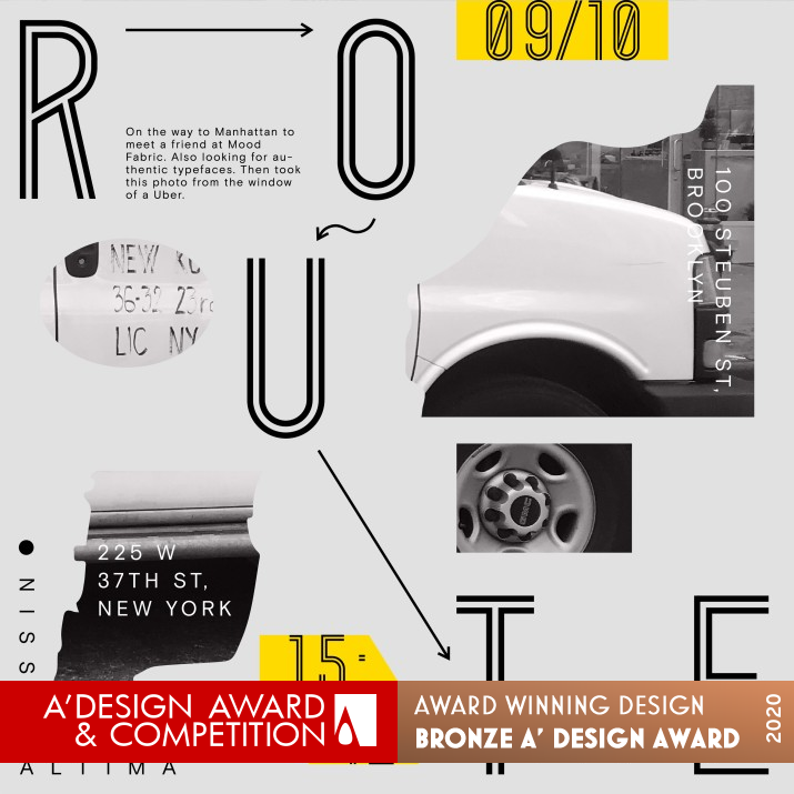 Route Poster by Adao Liu Bronze Graphics, Illustration and Visual Communication Design Award Winner 2020 