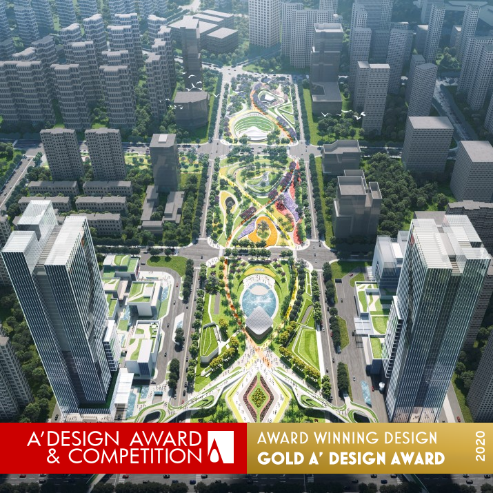 Light Portal Future Rail City  by QUAD Studio Golden Urban Planning and Urban Design Award Winner 2020 