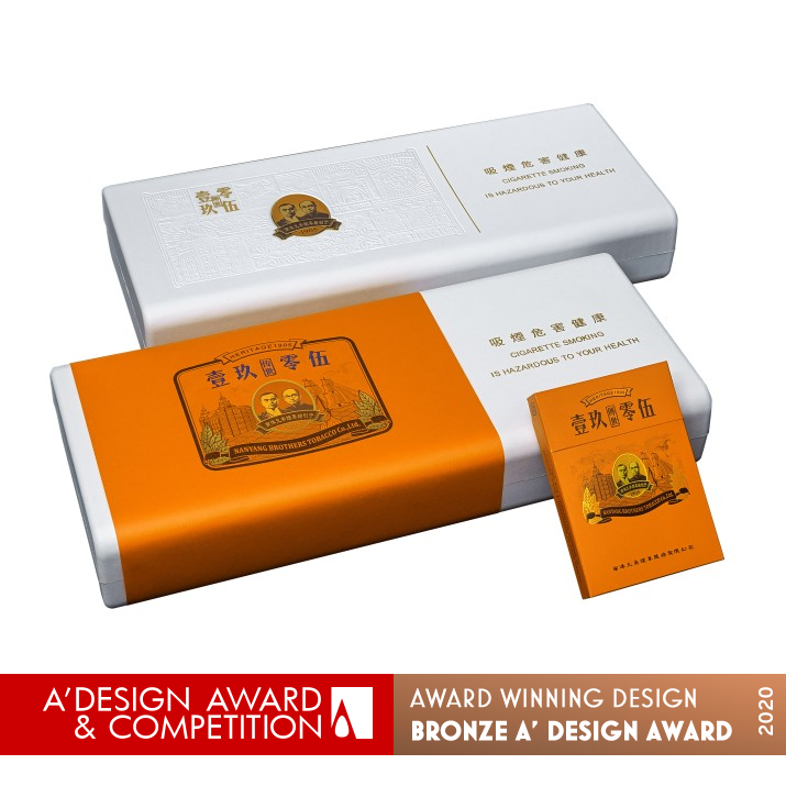 Heritage 1905 Cigarette Packaging by Wang Huan, Li Yin and Lawrence Chen Bronze Packaging Design Award Winner 2020 