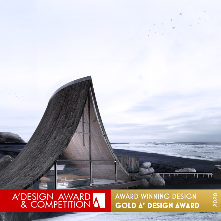 Coast Whale Chapel by Jinyu Zhang Golden Architecture, Building and Structure Design Award Winner 2020 