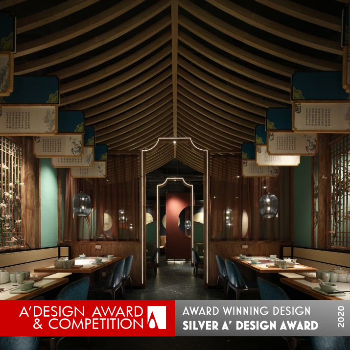 Jinxiu Restaurant by Anfei Ge Silver Interior Space and Exhibition Design Award Winner 2020 