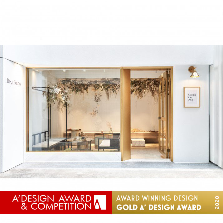 Dry Salon Commercial Space by Tim Chen Golden Interior Space and Exhibition Design Award Winner 2020 