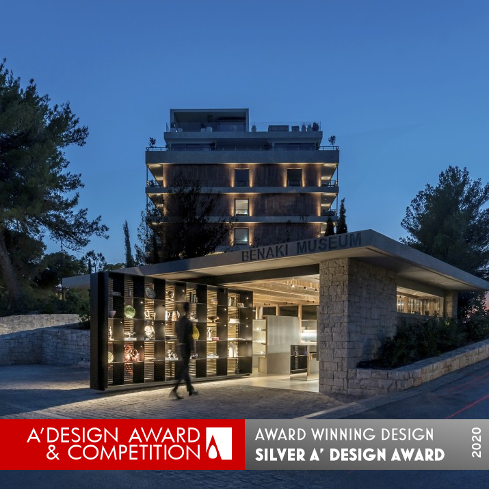 Benaki Museum Pavilion Architectural Lighting by Eleftheria Deko and Associates Silver Lighting Products and Fixtures Design Award Winner 2020 