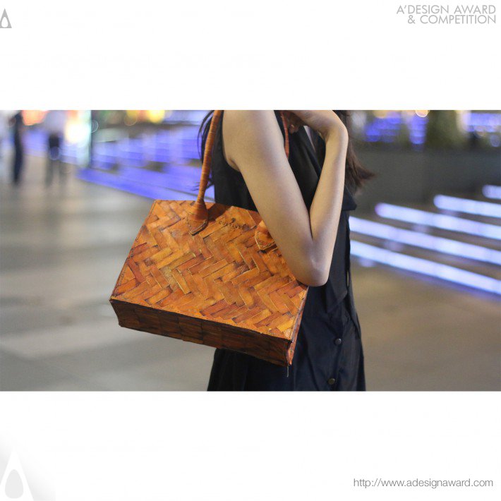 Orange Handbag by Leung Jia Jun