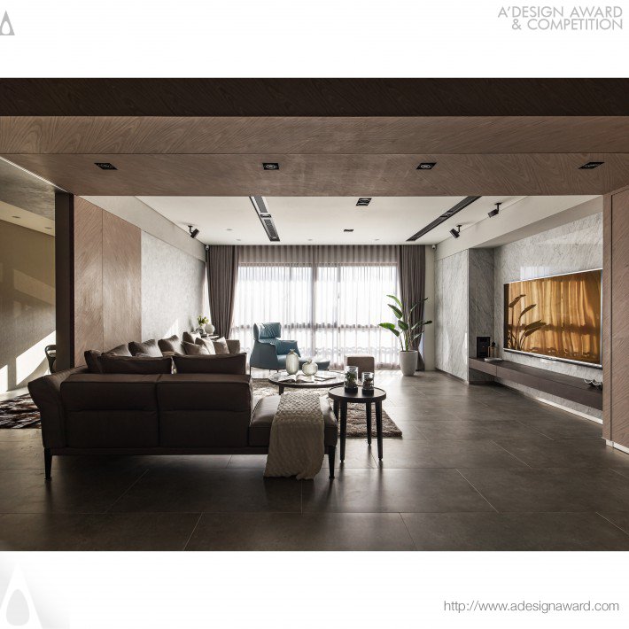 Grayscale Residential Space by MA ,KAI-CHUN