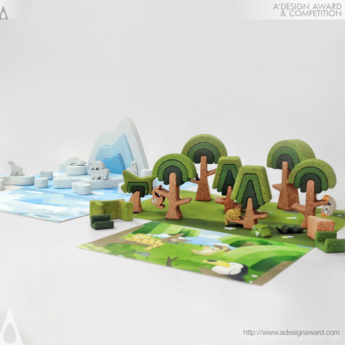 Habitat Educational Toy Brick by ChungSheng Chen