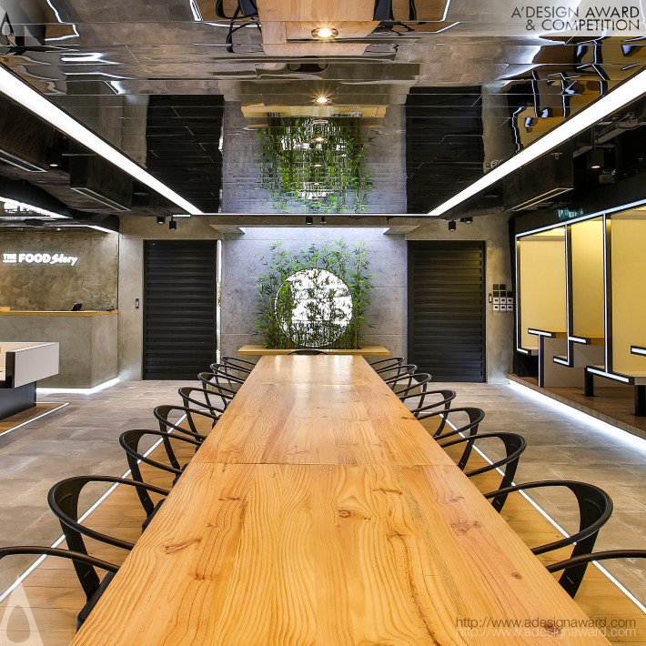 Fusion Restaurant and Office by Alvan Suen