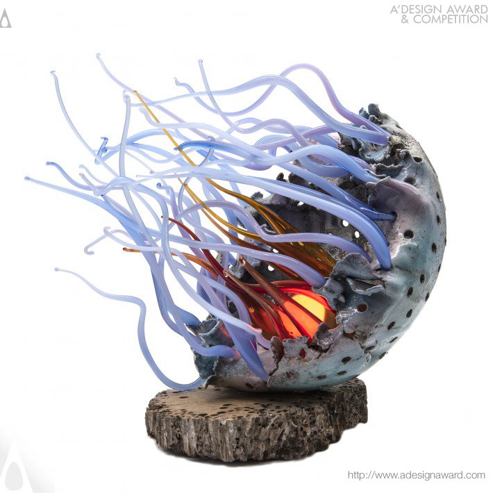 ana maria reque sotelo - Meduse Sculpture Lamp