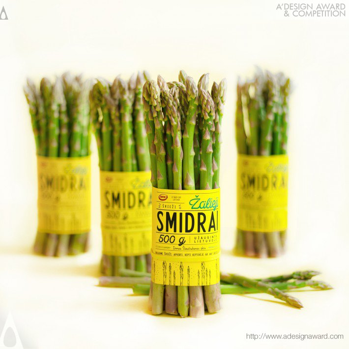 Salvita Bingelyte - Green Asparagus Packaging Design