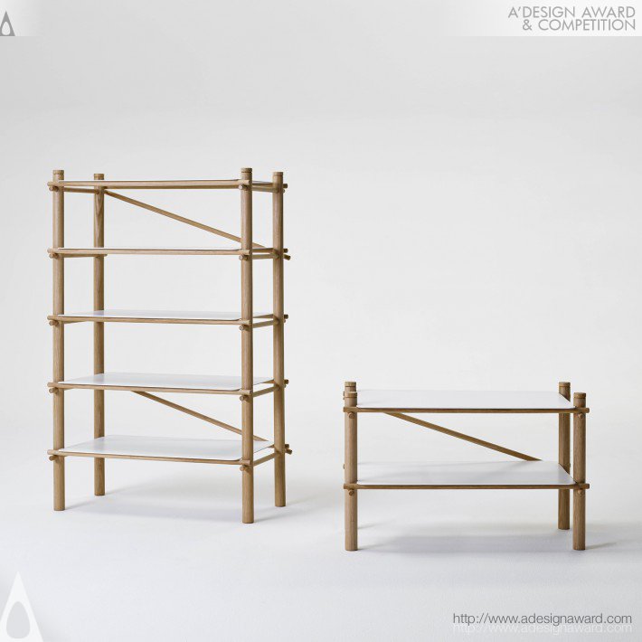 Florian Gross &amp; Kike Macías - Andamio Shelving System