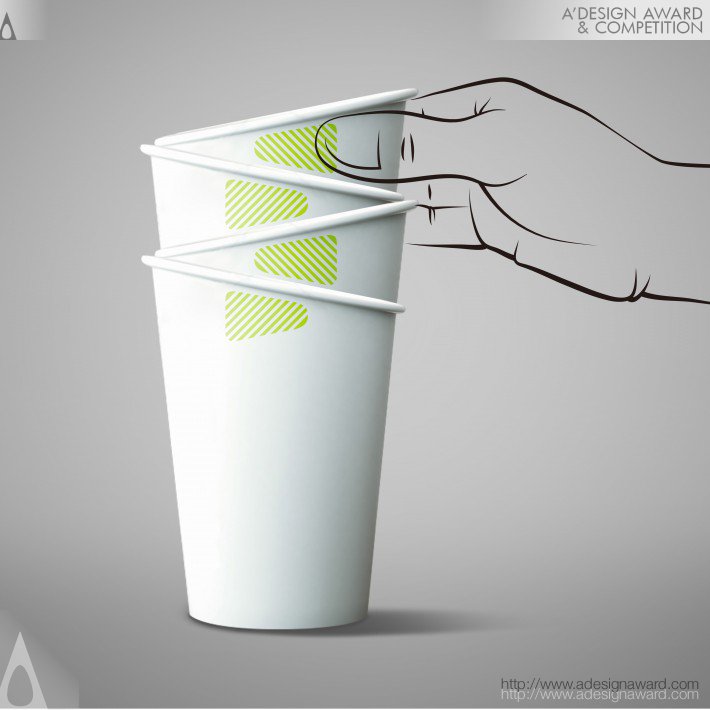 Clean-Rim Paper Cup Paper Cup by Yinshuai Zhang