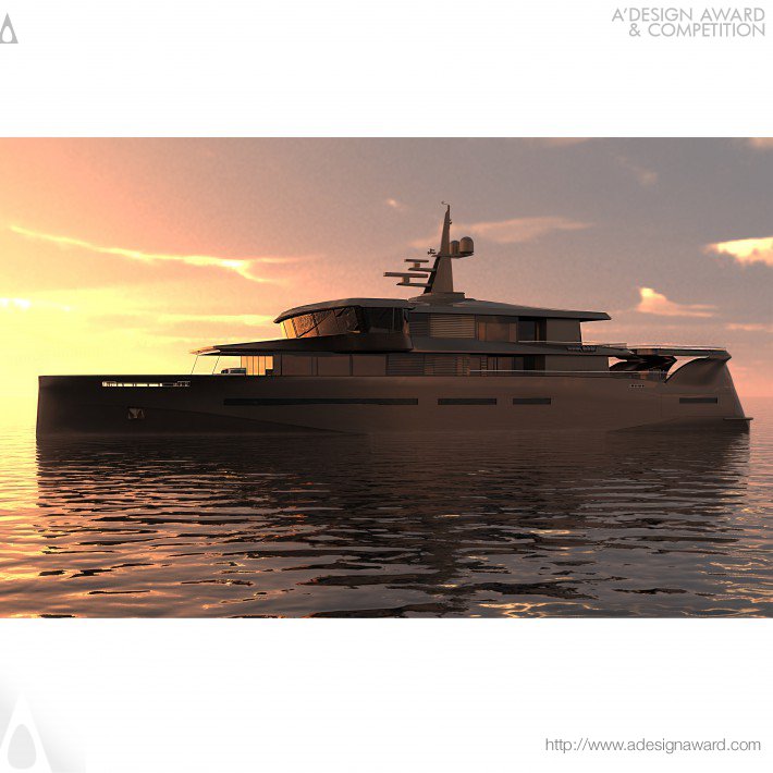 Anqa 60m Motor Yacht by Sena Jinen