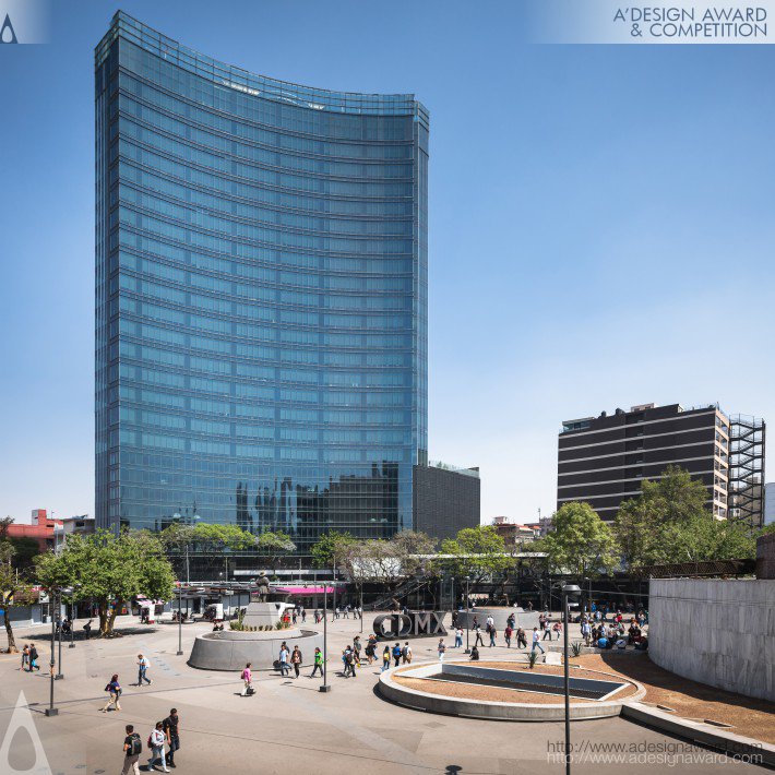 Glorieta Insurgentes Tower by Yoram Cimet