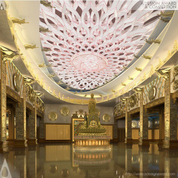 Buddhist Enlightenment Hall by Pcc Design