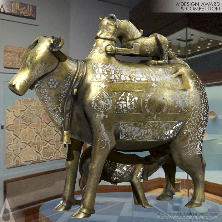 reconstruction-of-silver-inlay-zebu-cow-by-larisa-zolotova