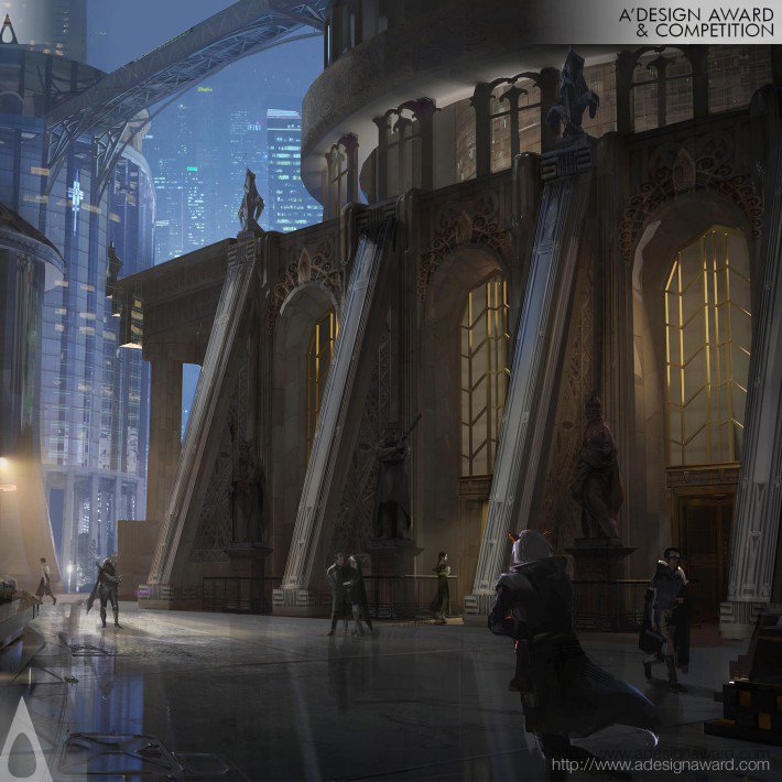 Futuristic City by Yuwei (Rita) Li
