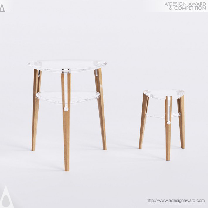 Xu Le - V Stool Self Assembled Seat