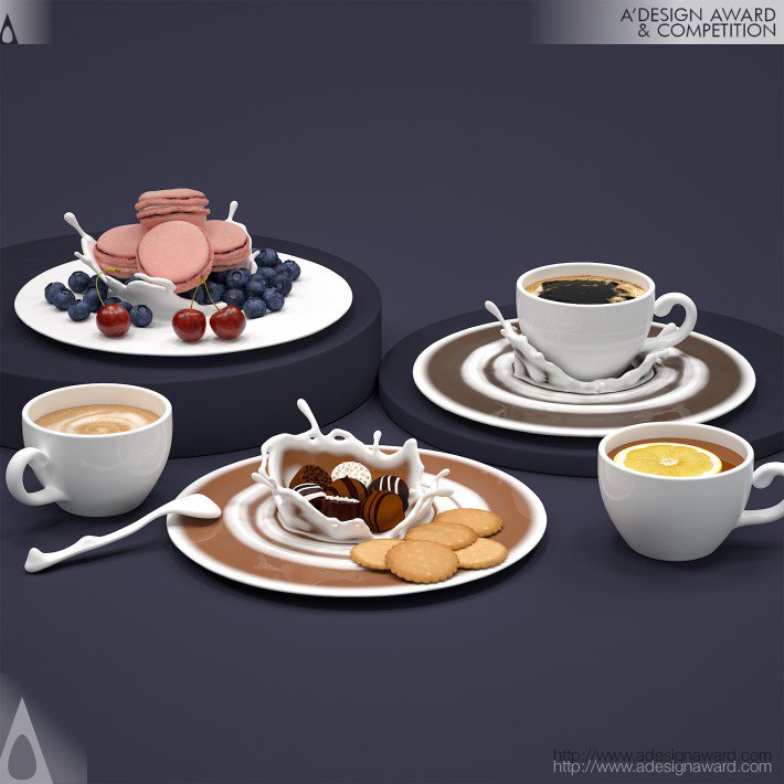 Jessica Zhengjia Hu Cup and Saucer Sets