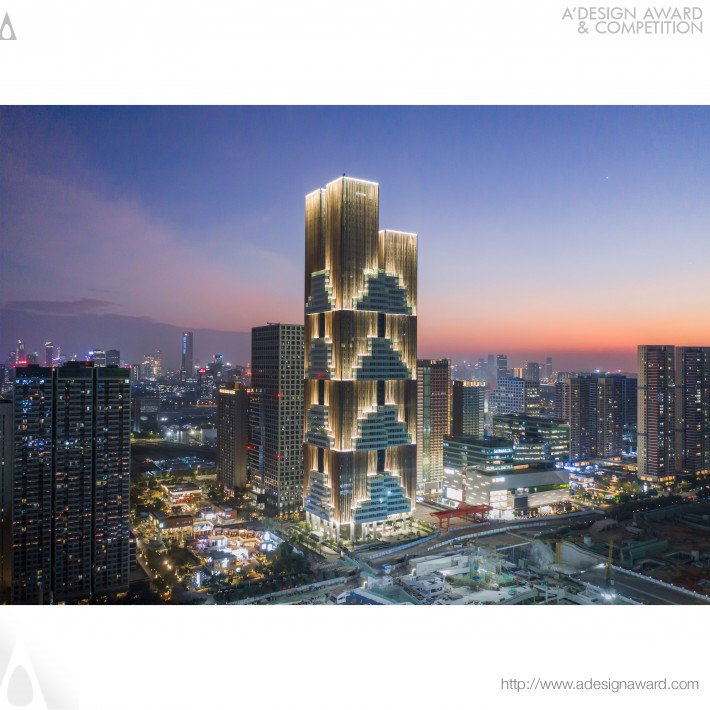 Vanke Cloud City Complex Building by SZ MATT Lighting Design Co., Ltd