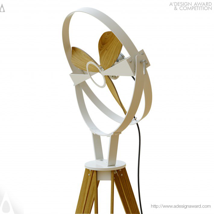 Aura Minimalist Standing Fan by Marco Gallegos