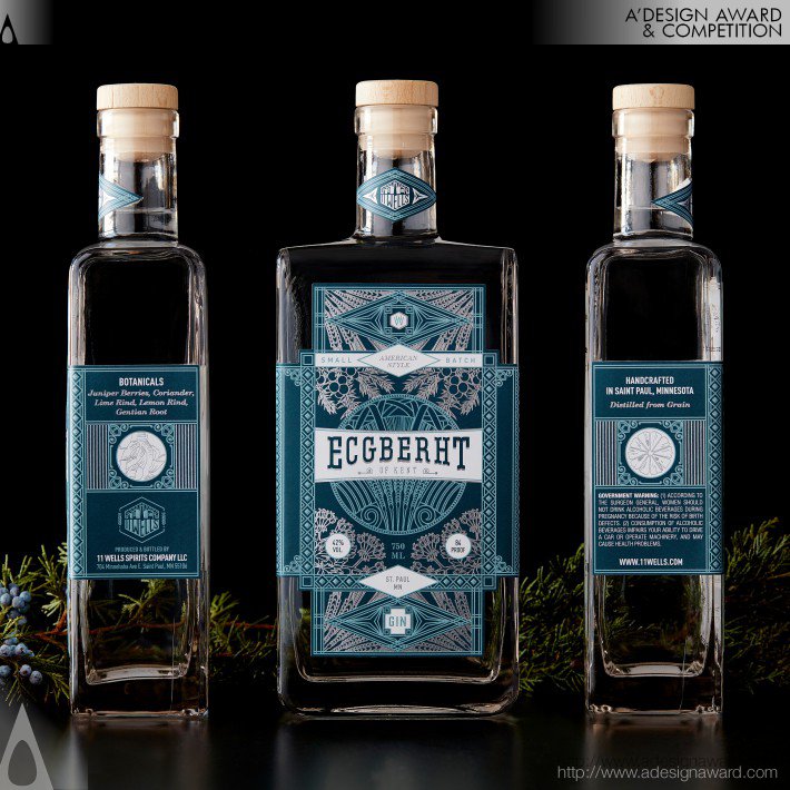 Ecgberht of Kent Label Design by Boriana Strzok