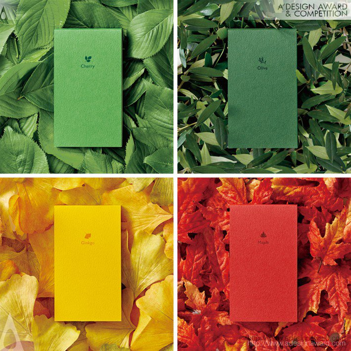 Seasonal Colors Memo Pad Set by Katsumi Tamura