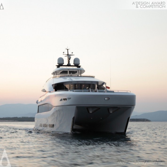 Luuk V. van Zanten Luxury Power Catamaran Superyacht
