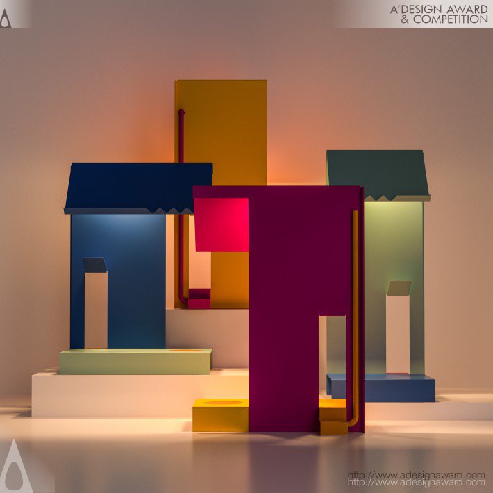 Cinqueterre Multifunctional Table Lamp by Francesco Cappuccio