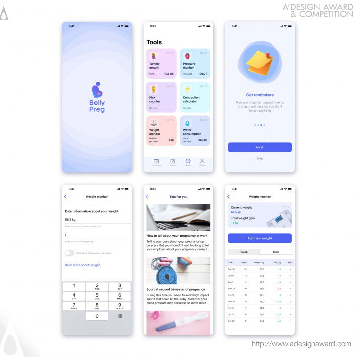 Mobile Application by Ekaterina Pine