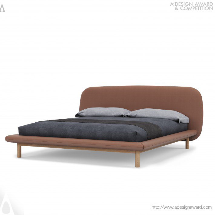 Alba King Size Bed by Lodovico Bernardi