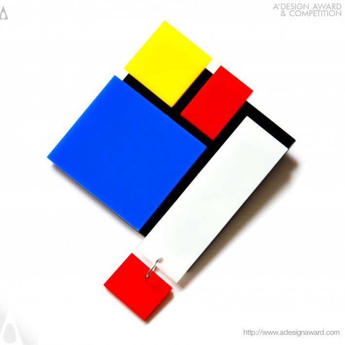 Mondrian Jewelry by Diana Sokolic