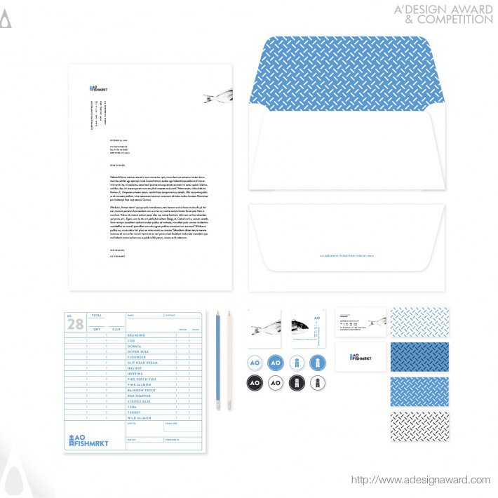 JungWon Audrey Choe - Ao Fish Market Corporate Identity