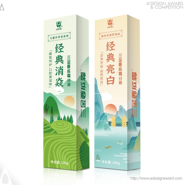 Longsheng Zhong Toothpaste Package