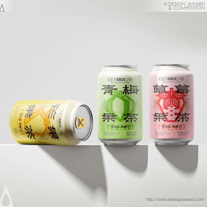 Ideamix Lab Drink Packaging by Qichao An