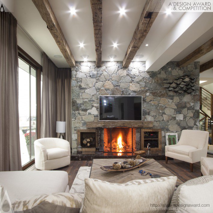 Mountain Hill Chalet Environmental Interior Design by Irini Papalouka